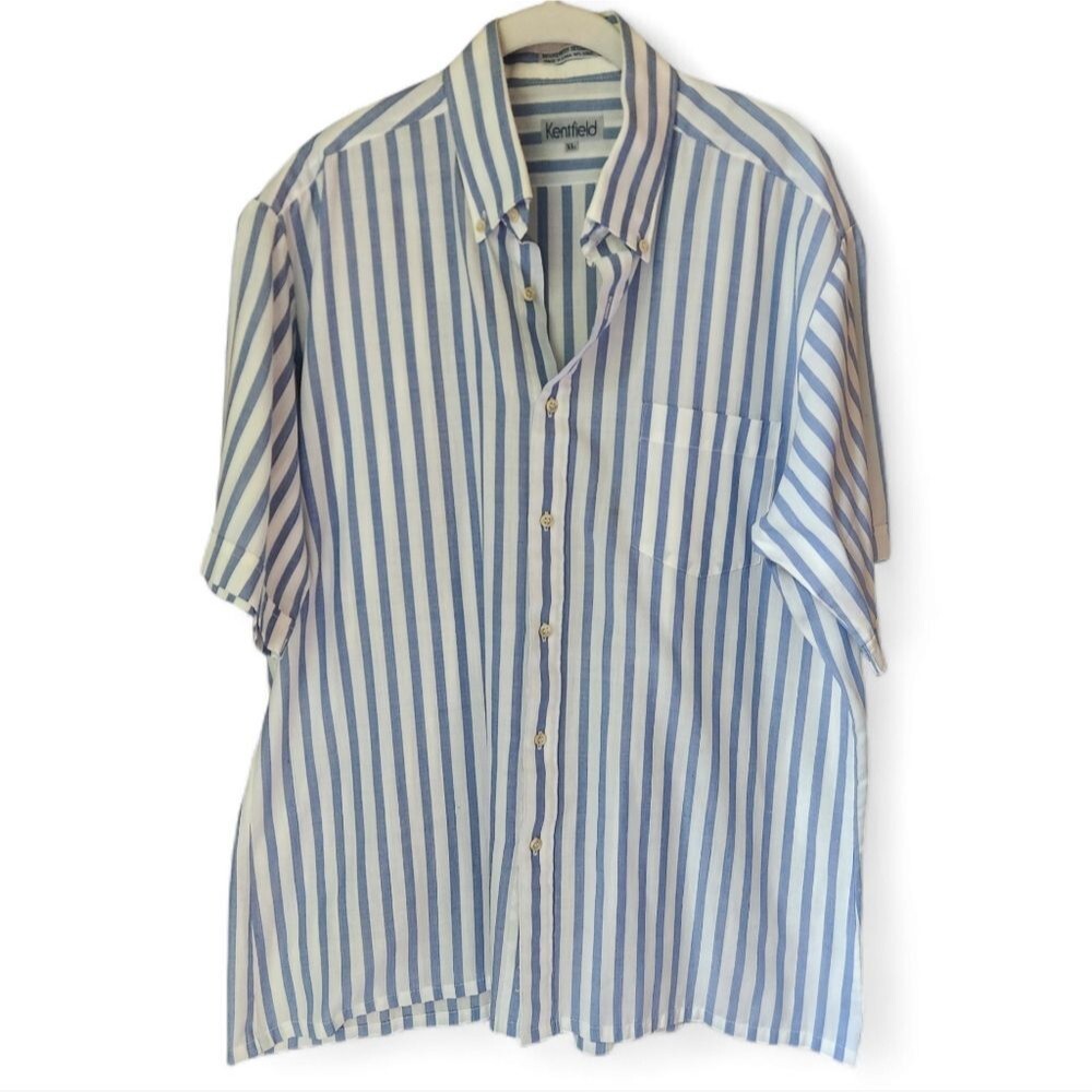 Vintage Kentfield button-down shirt men's XL '90s '80s aesthetic